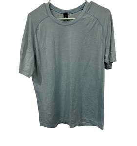 LULULEMON PERO/BZEB blue mens shirt size large
